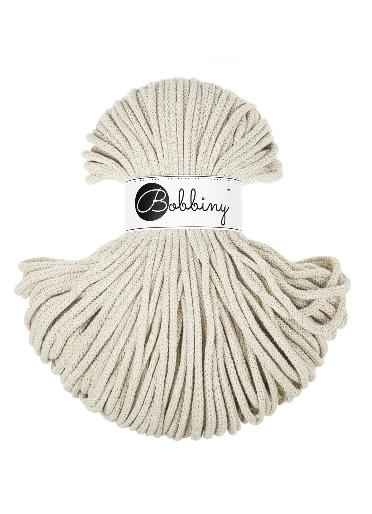 Cashmere Beige | Bobbiny Premium Flechtkordel 5mm