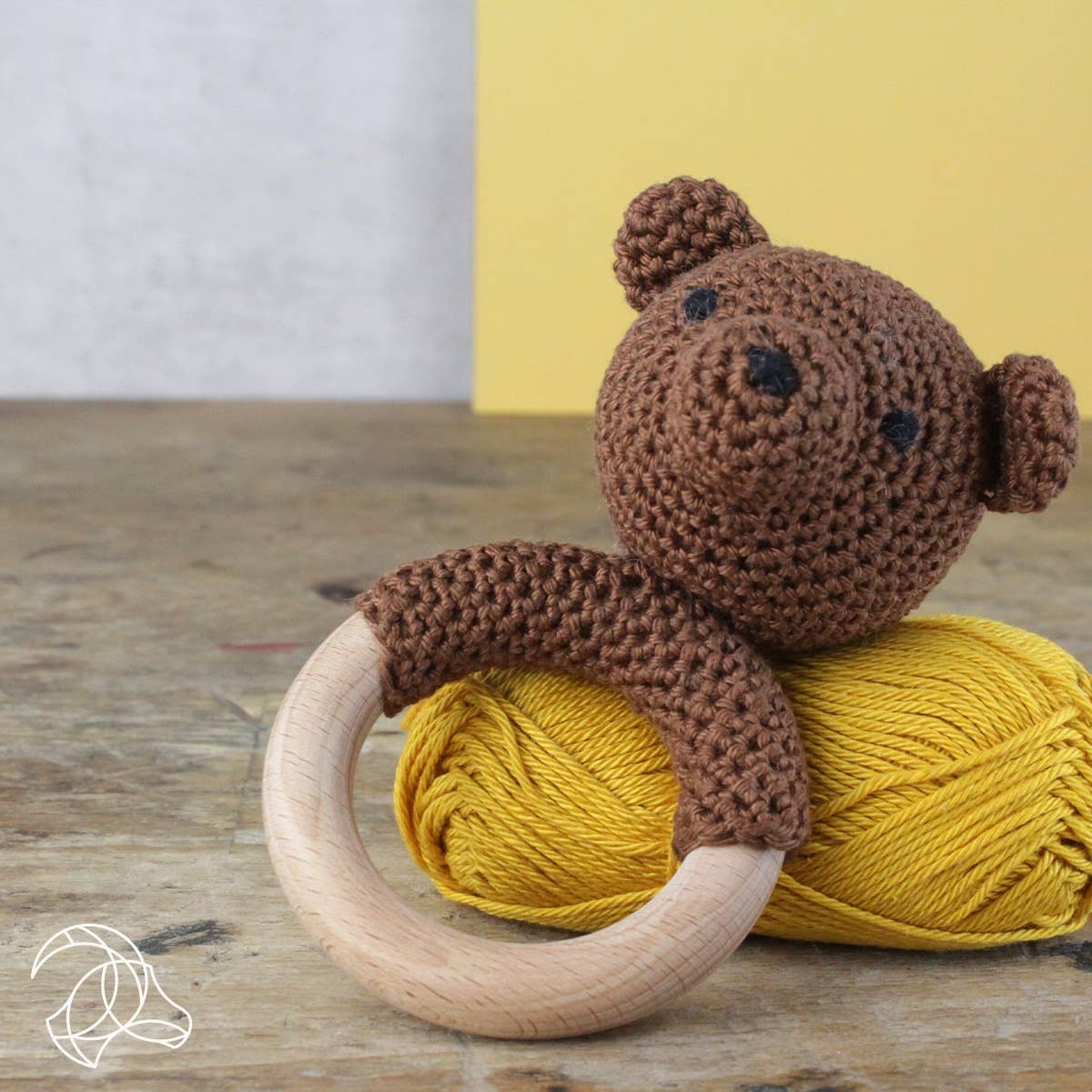 DIY Häkelset - Rasselbär