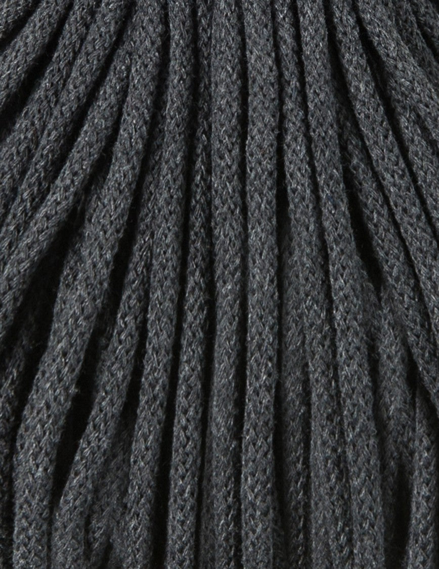Charcoal | Premium Flechtkordel Ø 5mm