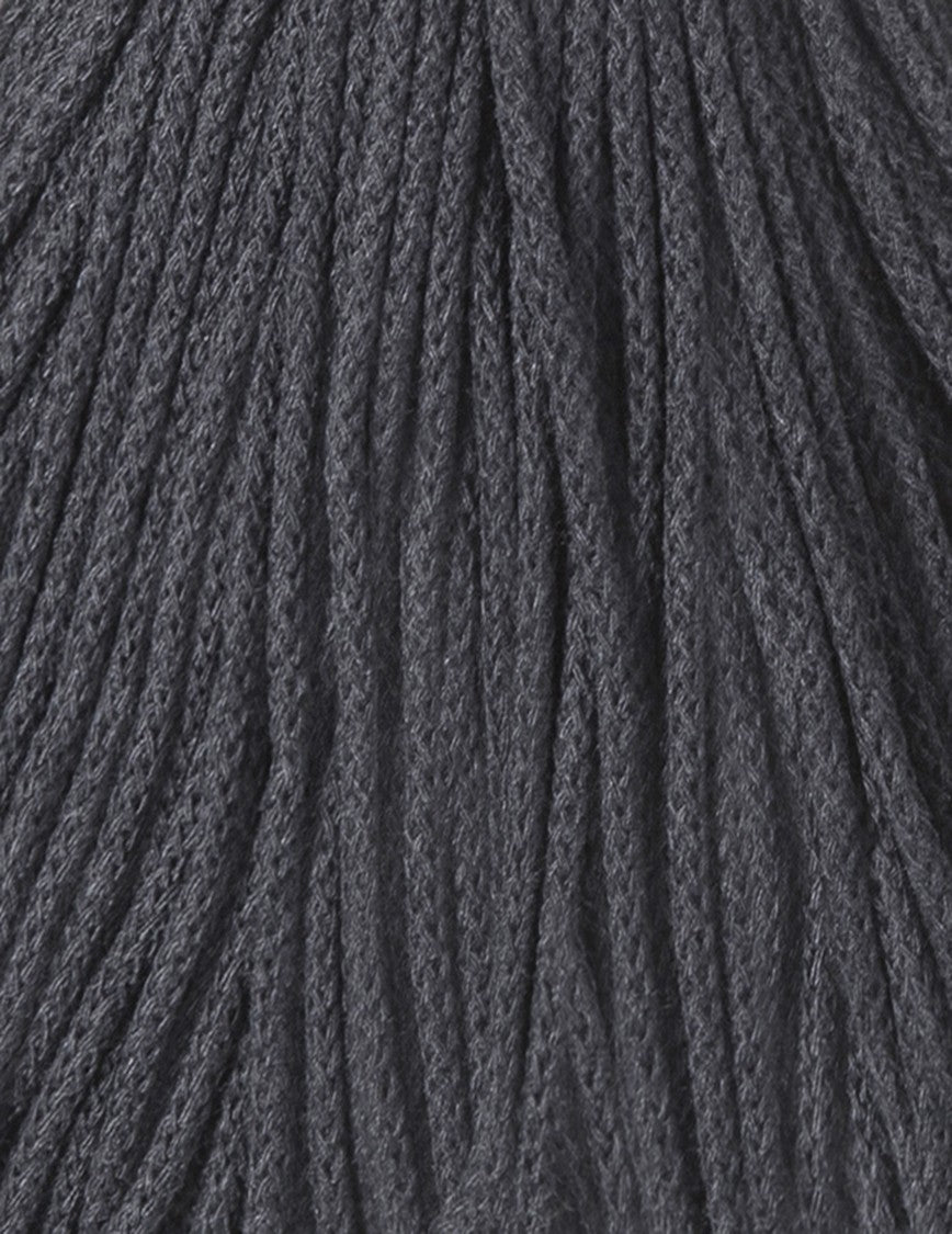 Charcoal | Junior Flechtkordel Ø 3mm