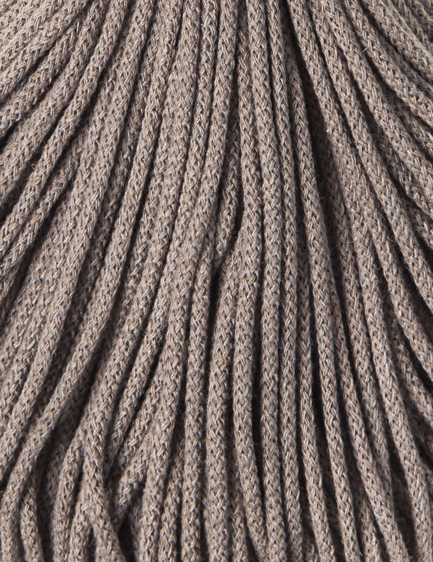 Coffee | Bobbiny Junior Flechtkordel 3mm
