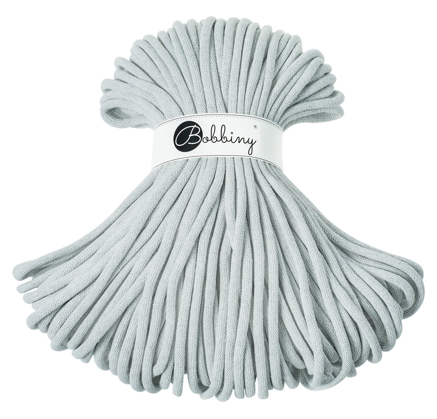 Light Grey | Jumbo Flechtkordel Ø 9mm