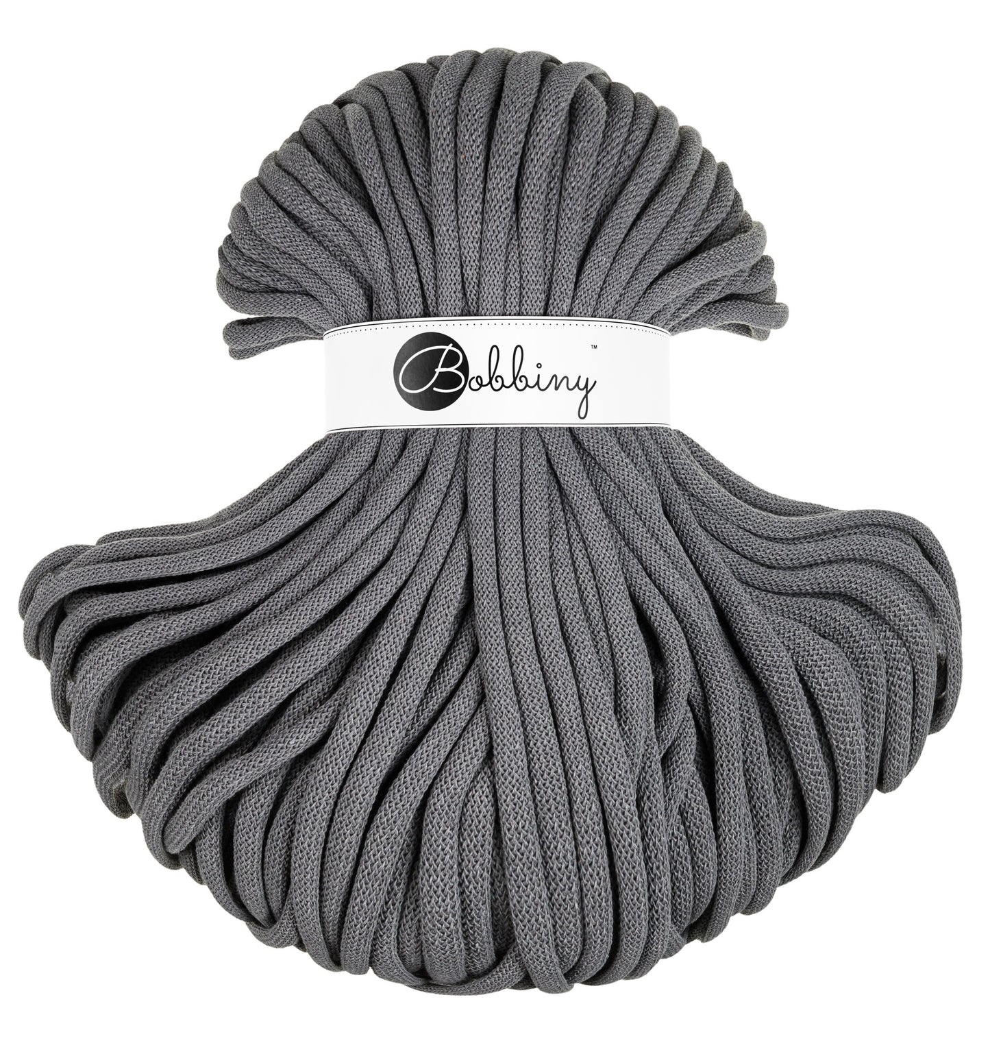 Stone Grey | Jumbo Flechtkordel Ø 9mm