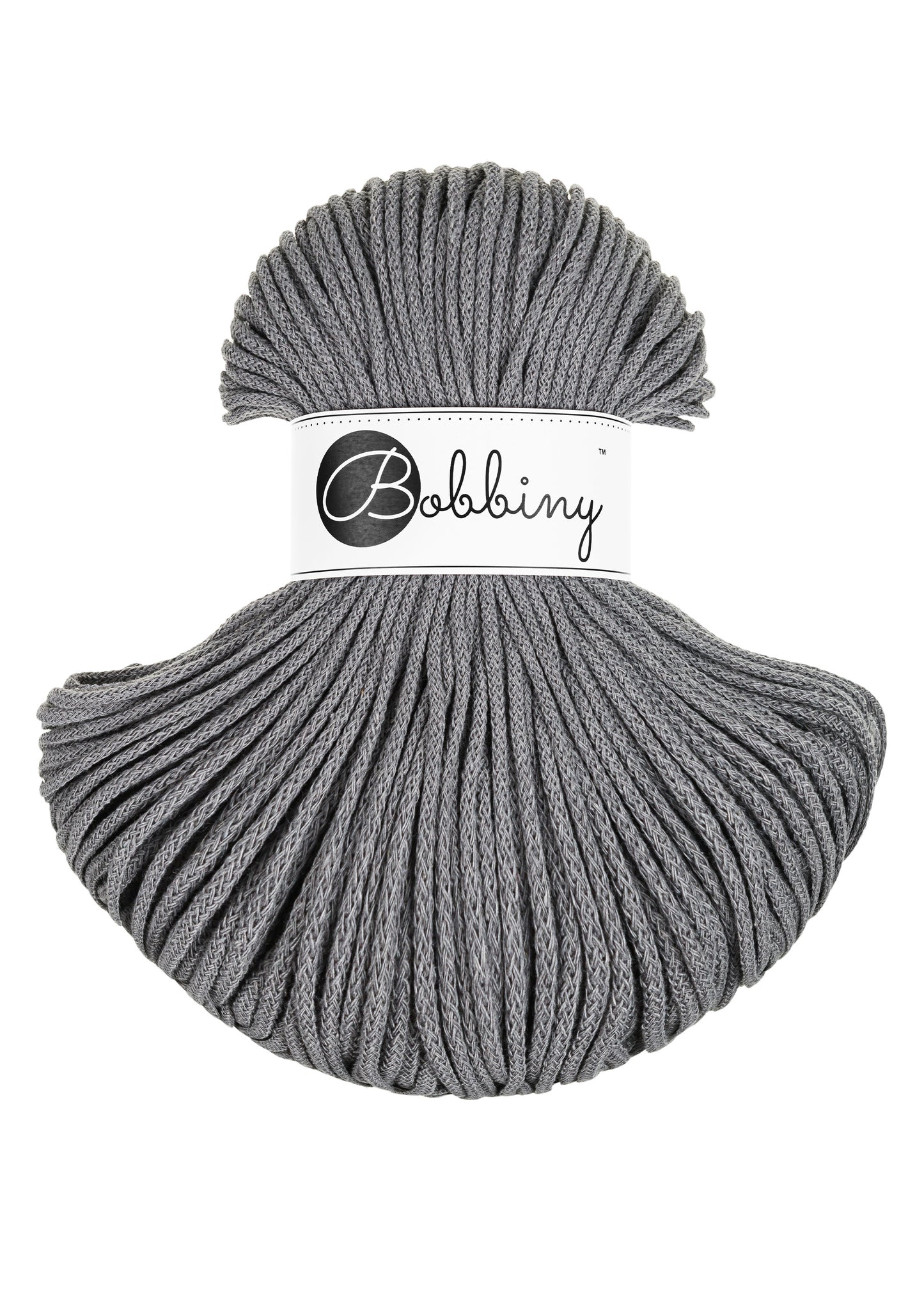 Stone Grey | Premium Flechtkordel Ø 3mm