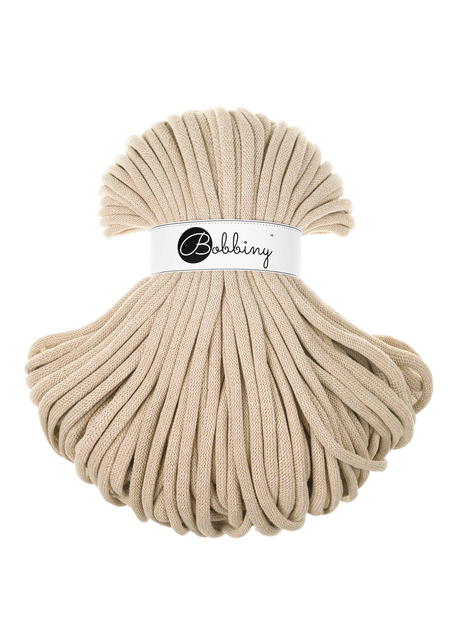 Warm Beige | Bobbiny Jumbo Flechtkordel 9mm