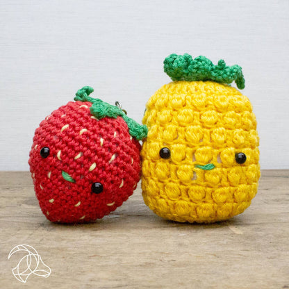 DIY Häkelset - Erdbeere