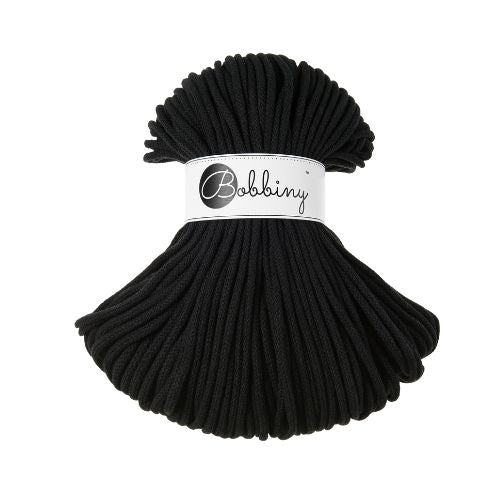Black | Bobbiny Premium Flechtkordel 5mm
