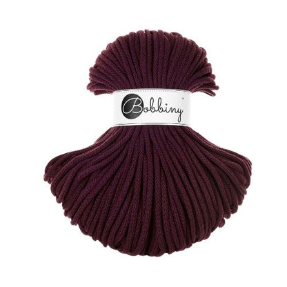 Burgundy | Premium braided cord Ø 5mm