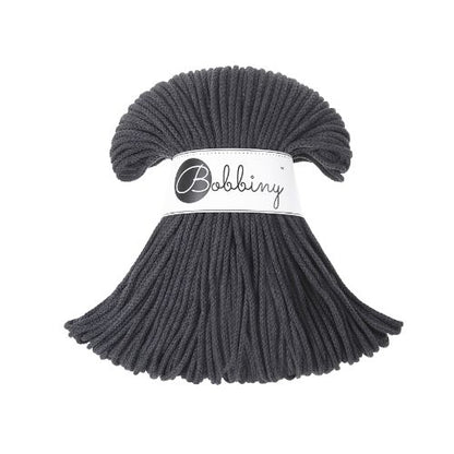 Charcoal | Junior braided cord Ø 3mm