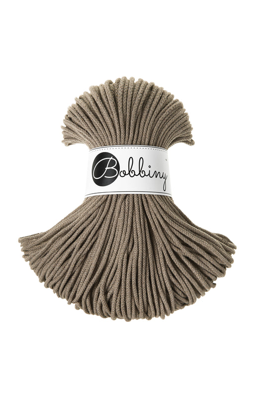 Coffee | Bobbiny Junior Flechtkordel 3mm