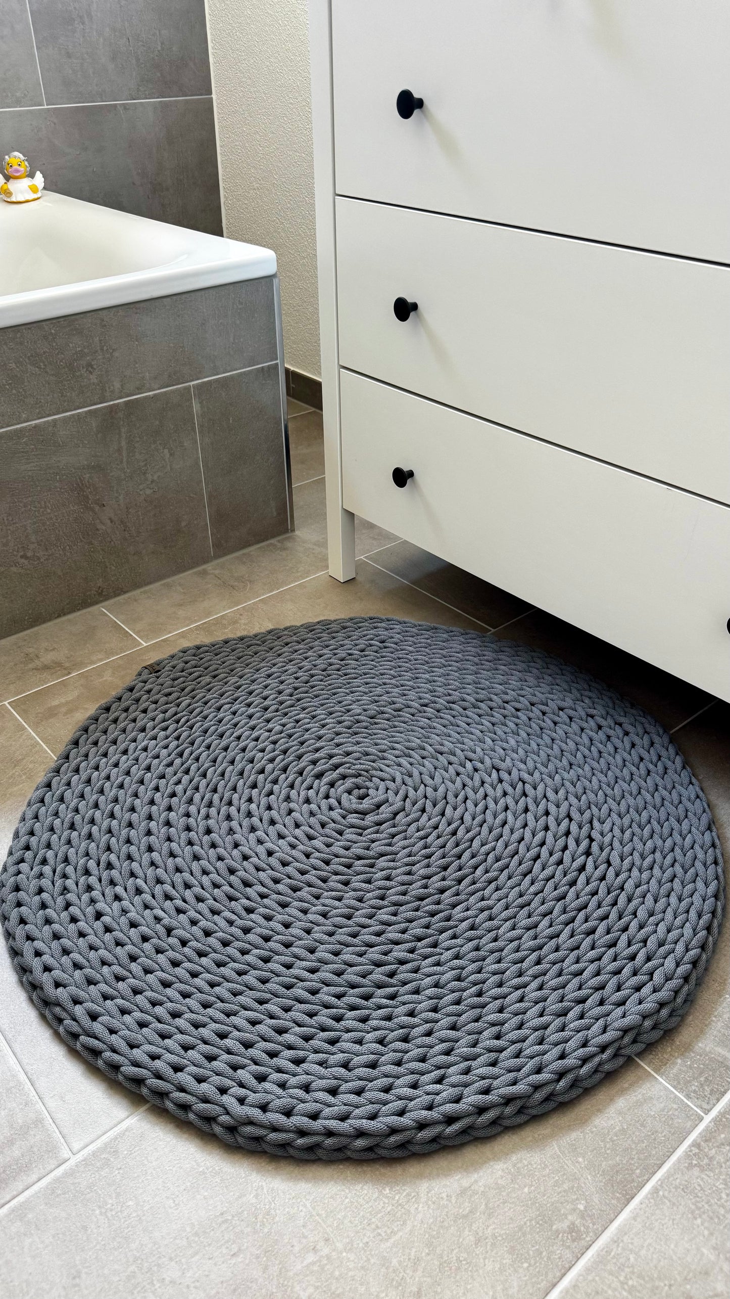 Tapis de douche rond