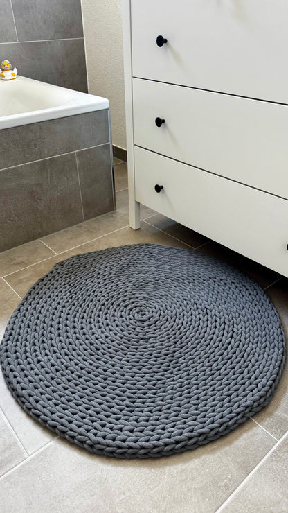 Tapis de douche rond