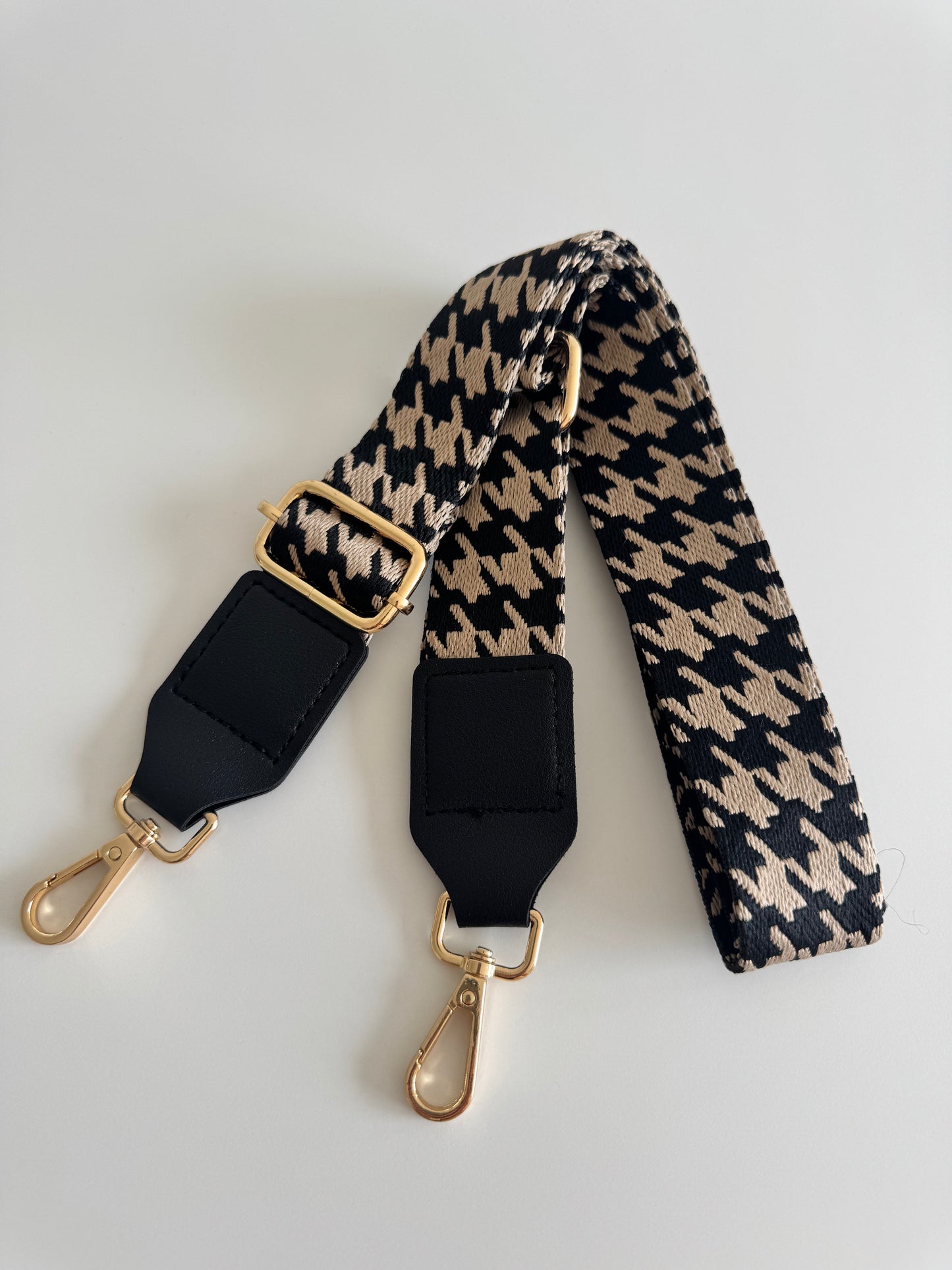 Taschenriemen schwarz/weiss