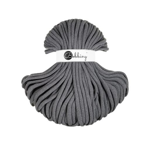 Stone Grey | Bobbiny Jumbo Flechtkordel 9mm