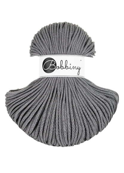 Stone Grey | Premium Flechtkordel Ø 3mm