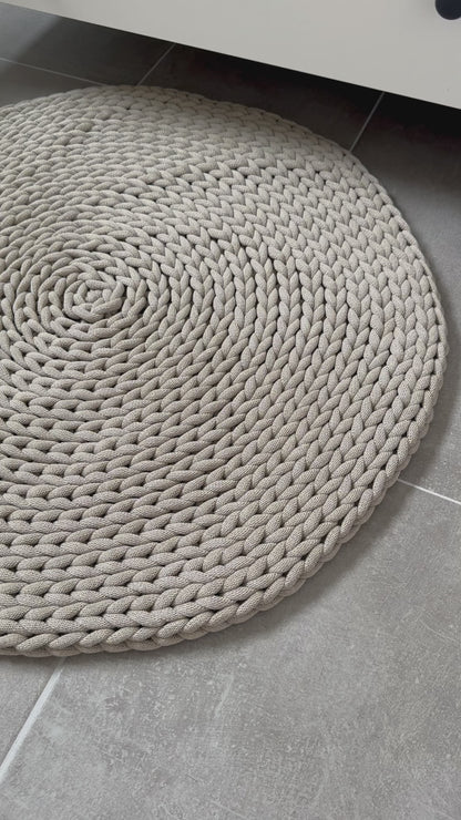 Duschteppich rund